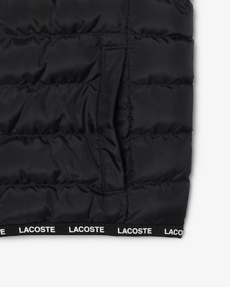 Gesteppte Unisex-Weste aus Taft