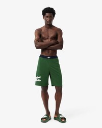 Loungewear-Pyjamashorts aus Fleece, Straight Cut