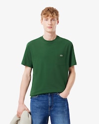 Baumwoll-T-Shirt mit Brusttasche