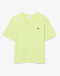 Relaxed Fit-T-Shirt aus weicher Baumwolle mit V-Ausschnitt