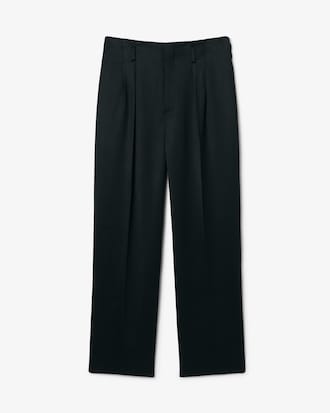 Regular Fit-Hose Runway aus tailliertem Satin