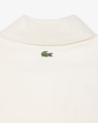 Oversized-Polohemd aus leichtem Denim