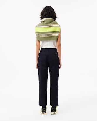 Chinohose aus Baumwolle mit zulaufenden Beinen