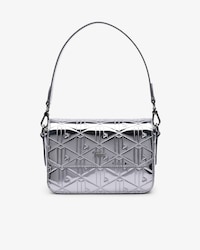 Metallic-Schultertasche