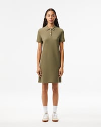 Geschmeidiges Polokleid aus Petit Piqué