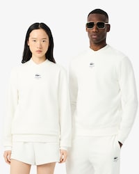 Sweatshirt aus Fleece mit Print