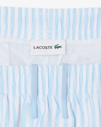Halblange Badehose mit Streifen