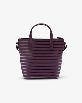 Gestreifte Mini-Tote L.12.12 Concept