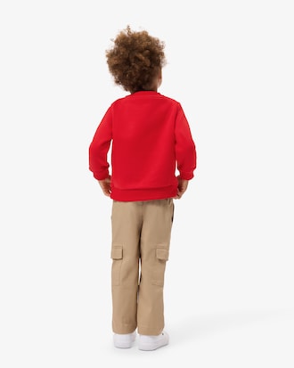 Sweatshirt aus Fleece mit Print