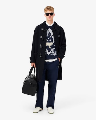 Pullover Archive Edition aus Jacquard mit hohem Kragen