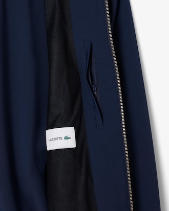 Jacke aus Flanell-Baumwollgemisch mit Kapuze