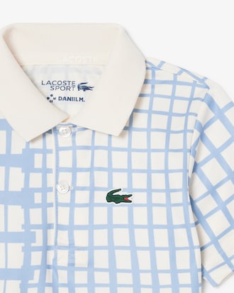 Gestreiftes Polohemd aus Piqué