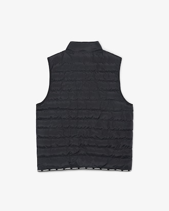 Gesteppte Unisex-Weste aus Taft