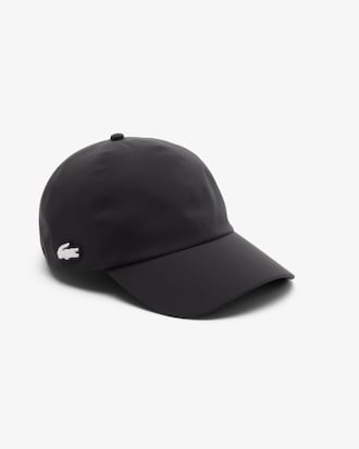 Wasserabweisende Cap mit Strass-Krokodil