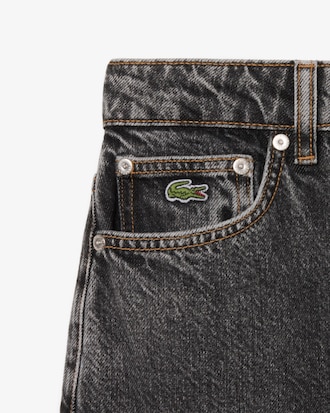 Wide Fit-Jeans mit hoher Taille