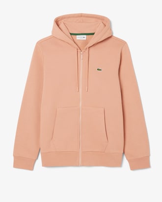 Hoodie aus Fleece mit Reißverschluss