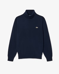 Cotton Jersey Roll Neck Sweater