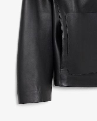 Kurze Lederjacke