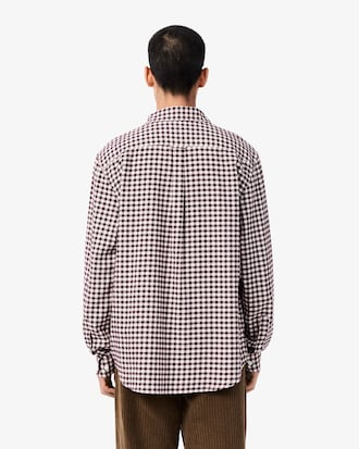 Regular Fit-Hemd aus kariertem Flanell
