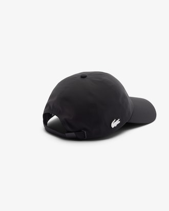 Wasserabweisende Cap mit Strass-Krokodil