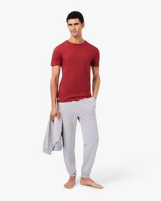 3er-Pack Loungewear-T-Shirts, Slim Fit