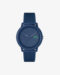 Herren LACOSTE 12.12 Armbanduhr mit blauem Silikonband