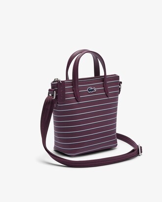 Gestreifte Mini-Tote L.12.12 Concept