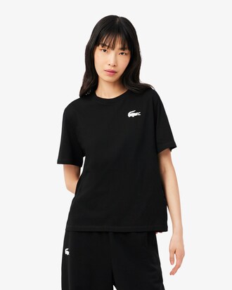 Loungewear-T-Shirt aus Baumwolljersey