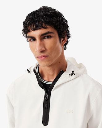 Wasserabweisende, technische Popover-Jacke