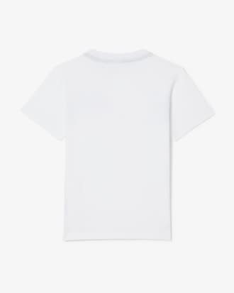 T-Shirt aus Baumwolle mit Monogramm-Print