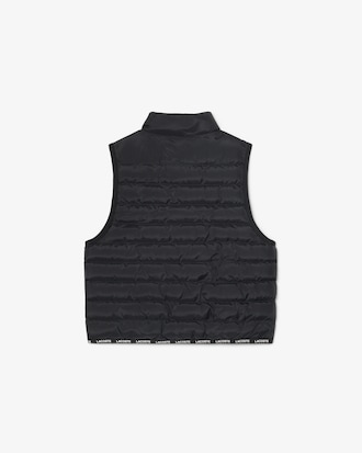 Gesteppte Unisex-Weste aus Taft