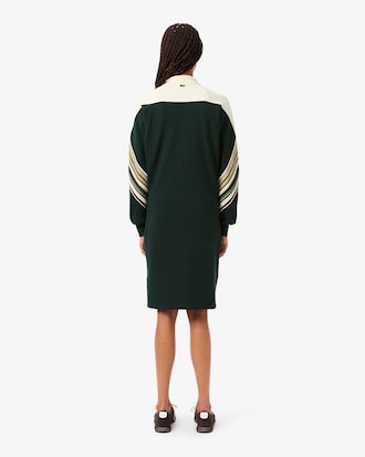 Französisches Slim Fit-Kleid aus Piqué