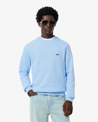 Sweatshirt aus Fleece mit Krokodil und Landschaftsmotiv