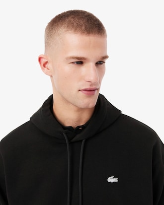 Sweatshirt aus Fleece mit Strass-Krokodil