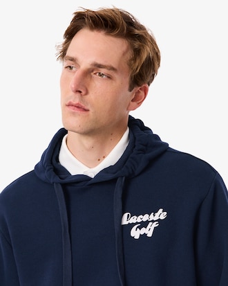 Golf-Hoodie aus Fleece mit Print