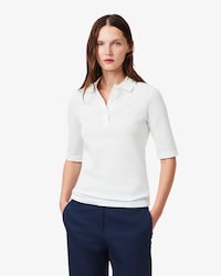 Slim Fit-Polohemd L.12.D mit Dreiviertel&auml;rmeln