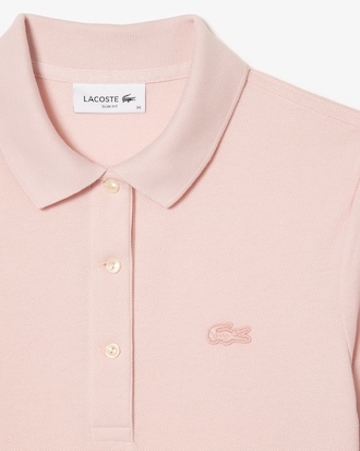 Slim Fit-Polohemd L.12.D mit Dreiviertelärmeln