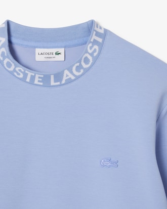 Sweatshirt aus Jersey mit Jacquard-Branding