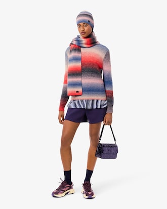 Pullover mit Ombré-Effekt und Rundhalsausschnitt