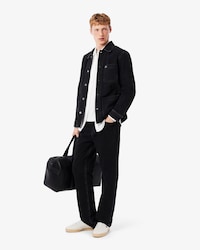 Slim Fit-Hemd aus Baumwollpiqué