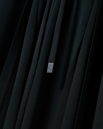 Maxi-Polokleid mit Faltenrock