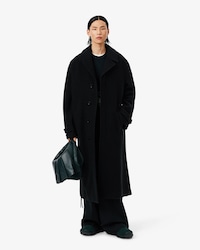 Mantel Runway aus gekochter Wolle