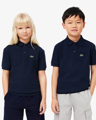 Polohemd aus Petit Piqué