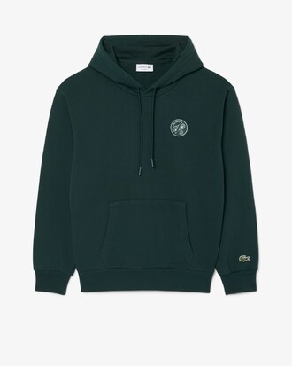 Hoodie aus Fleece mit Badge