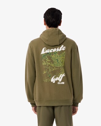 Golf-Hoodie aus Fleece mit Print