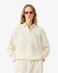 Oversized Polohemd im Flanellhemdstil