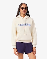 Hoodie aus Fleece mit Logo