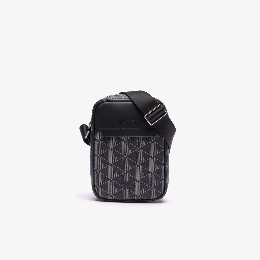 Senkrechte Schultertasche THE BLEND mit Monogramm-Aufdruck 
