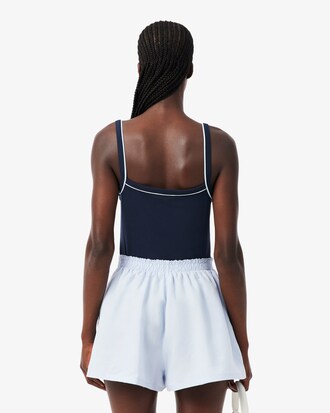 Tanktop aus Baumwolle mit kontrastierendem Akzent