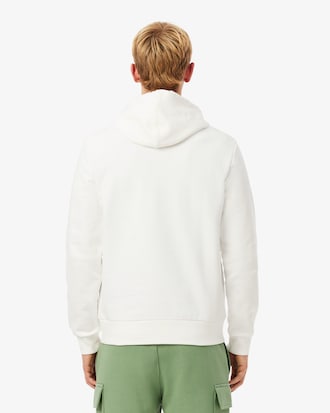 Hoodie aus Fleece mit Colorblock-Design